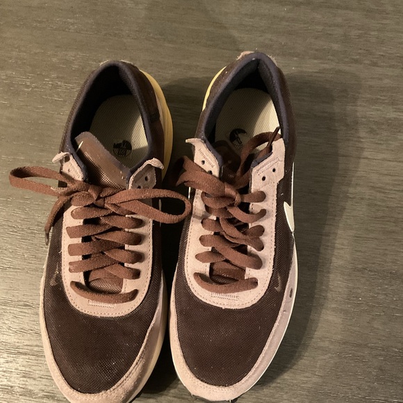 Nike Shoes - Nike Brown and Cream Women's Sneakers